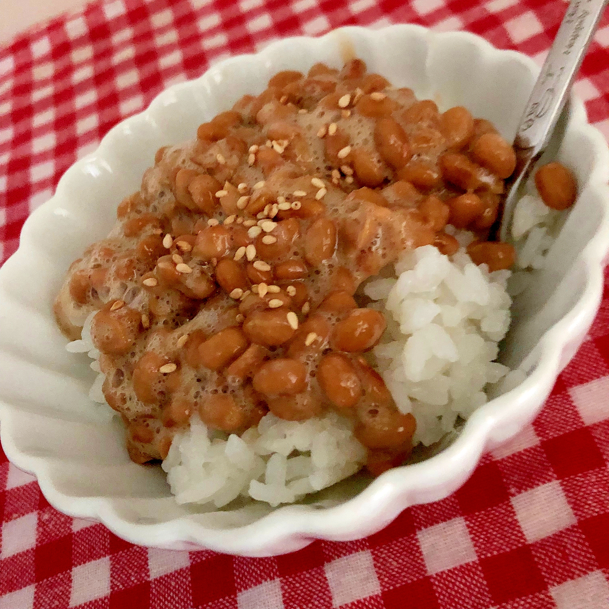 酢飯の納豆ご飯☆