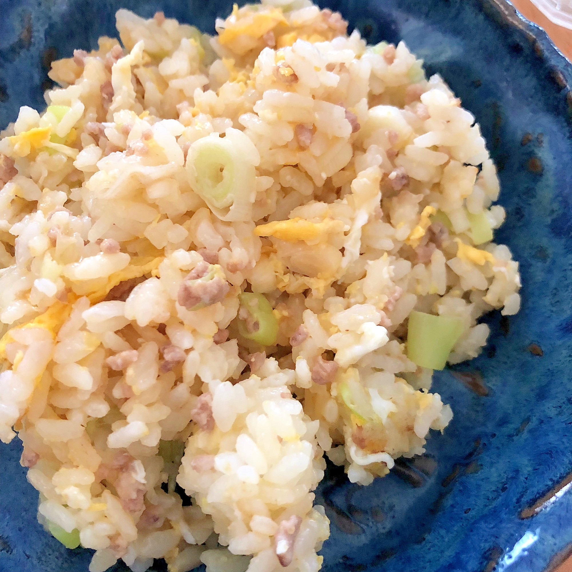 ネギとひき肉と卵のチャーハン☆彡