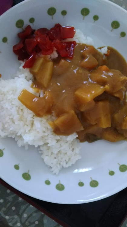 豚肉オクラカレーライス