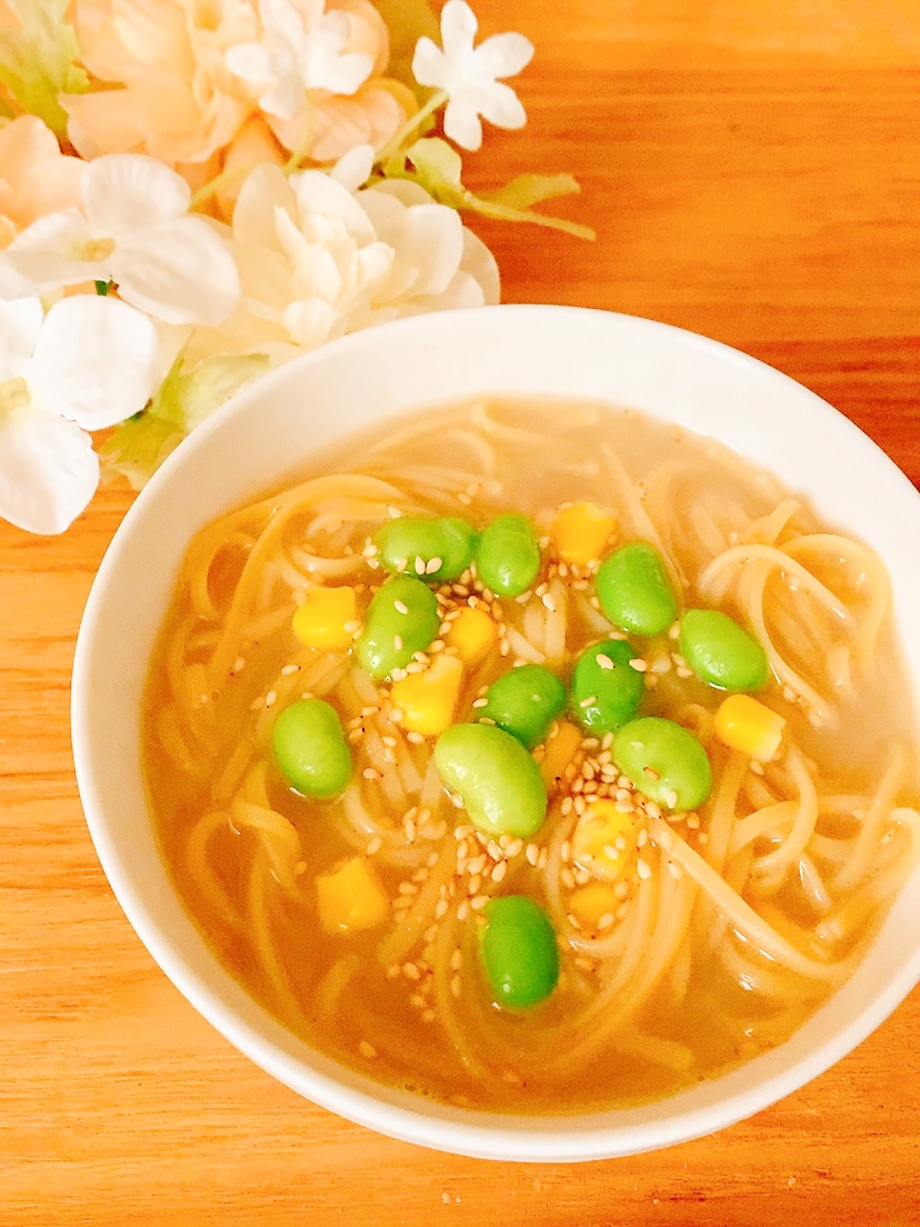 好きな冷凍野菜で♪野菜ラーメン✧˖°