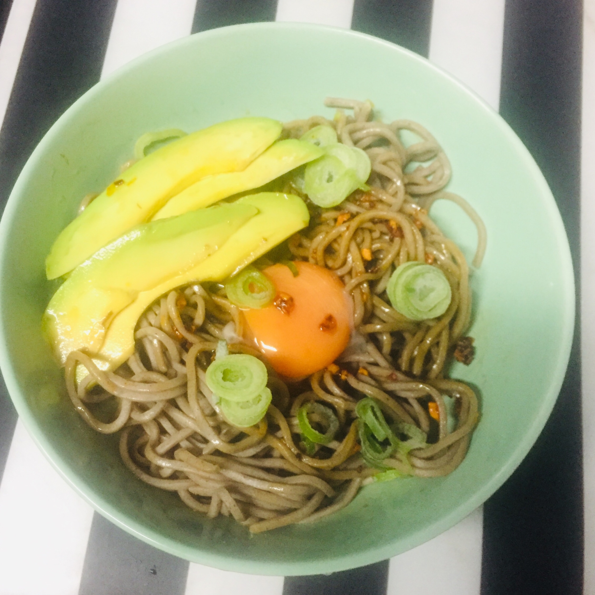 食べるラー油まぜ蕎麦