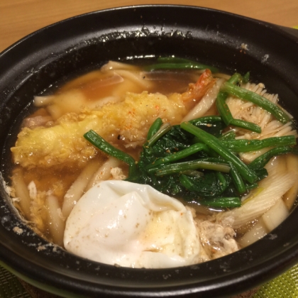 あったか～鍋焼きうどん