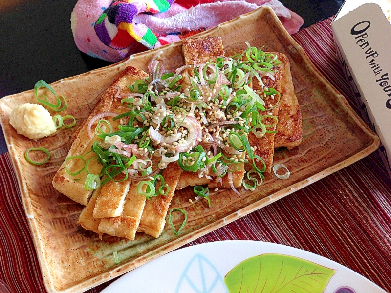 酒のつまみにバッチリ油揚げ レシピ 作り方 By あっちゃん3430 楽天レシピ 酒のつまみにバッチリ油揚げ レシピ 作り方 By あっちゃん3430 楽天レシピ