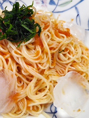 冷やしたらこ素麺