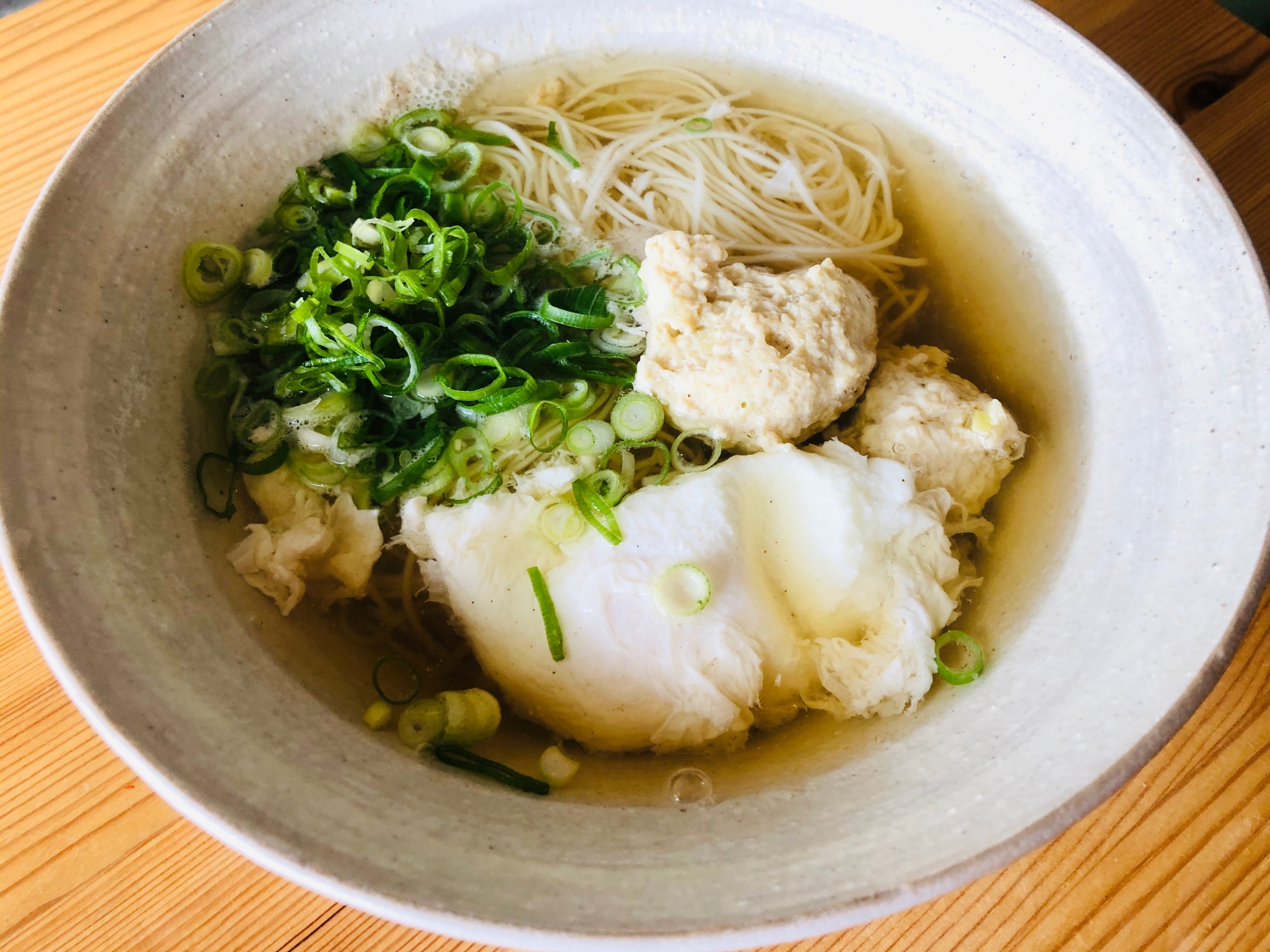 鶏団子入り煮麺