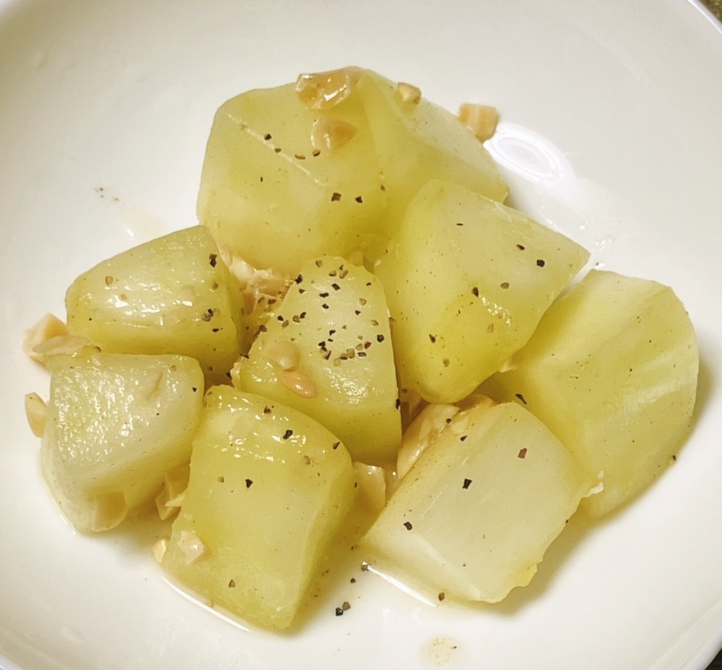 白瓜とピーナッツのレモン漬け