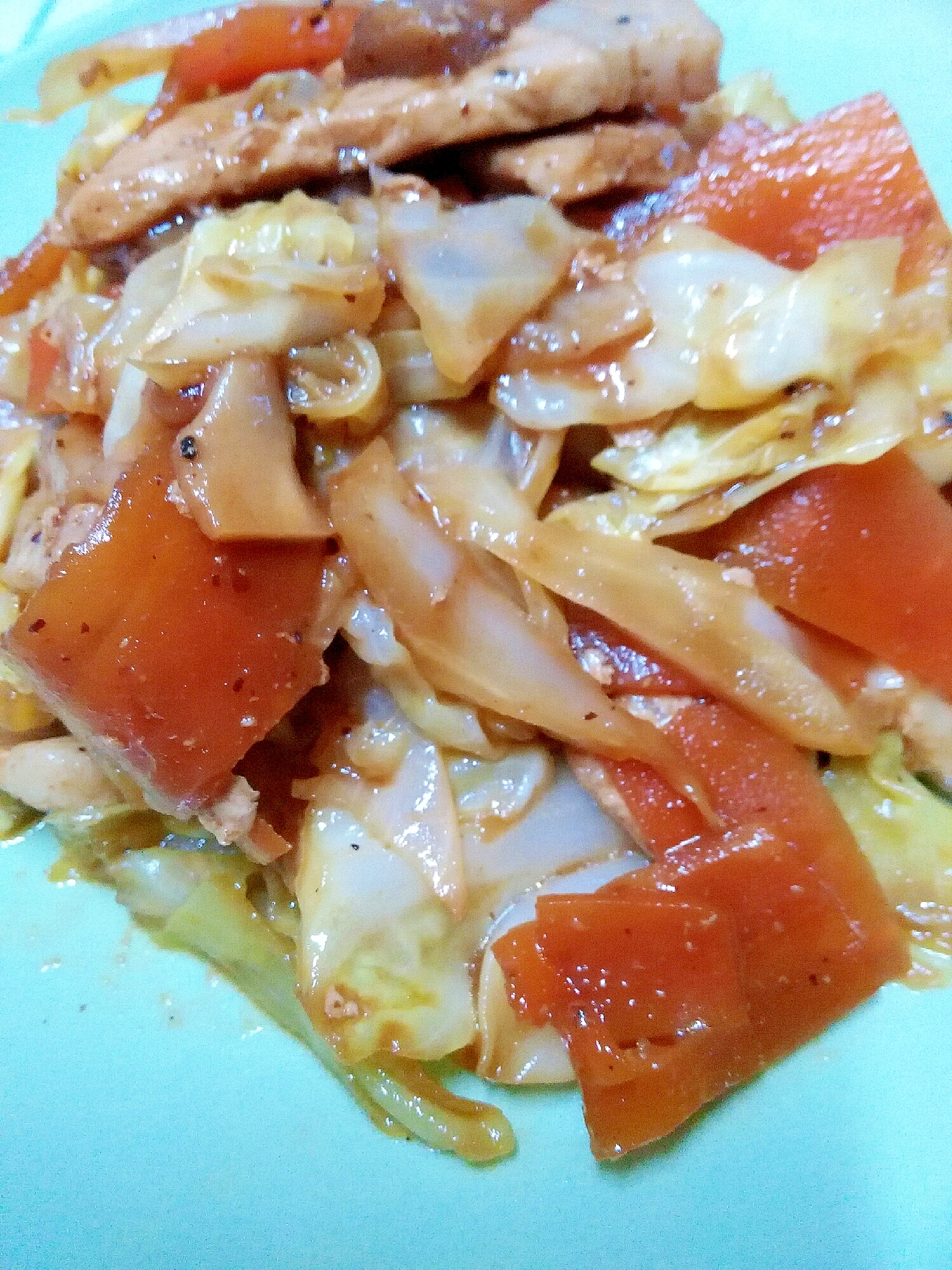 味付け簡単 豚肉とたっぷりキャベツのうまソース炒め レシピ 作り方 By カナシュンばーば 楽天レシピ