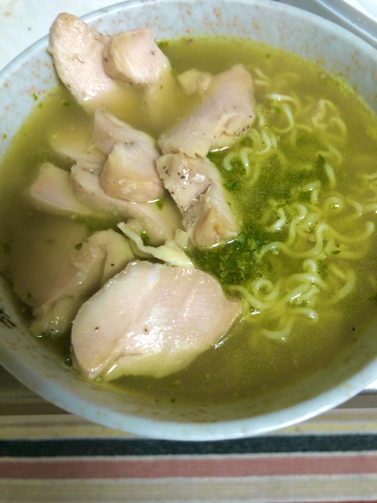 ジェノベーゼ風塩ラーメン