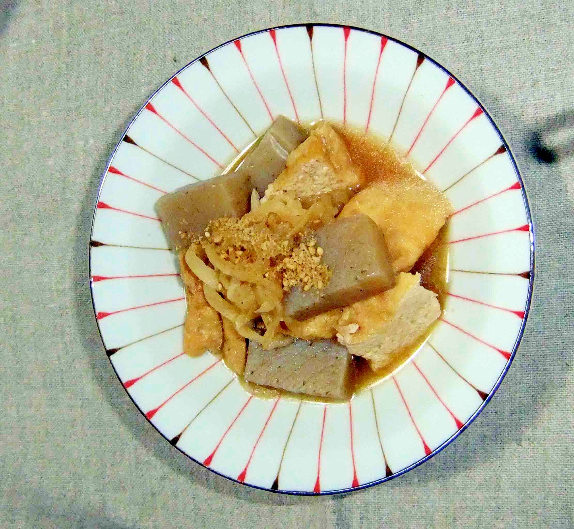 切り干し大根と厚揚げの煮物 レシピ 作り方 By ｃａｃｈｅｃａｃｈｅ 楽天レシピ