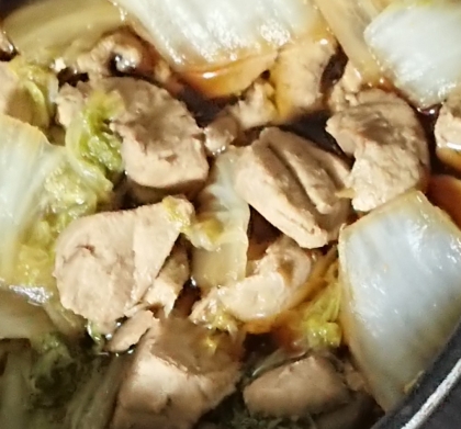 マグロと白菜の煮物(o^^o)