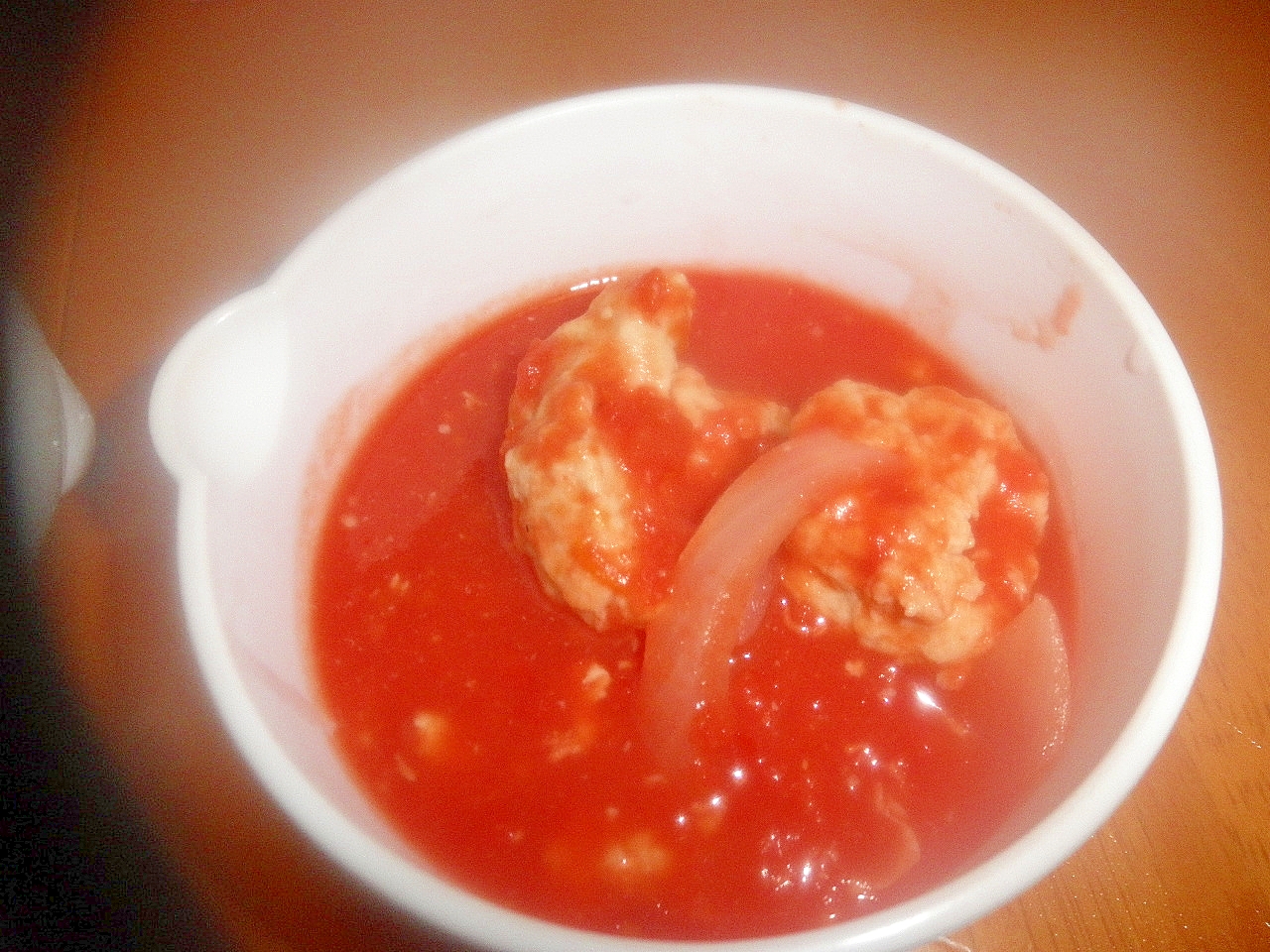 鶏つみれのトマト煮