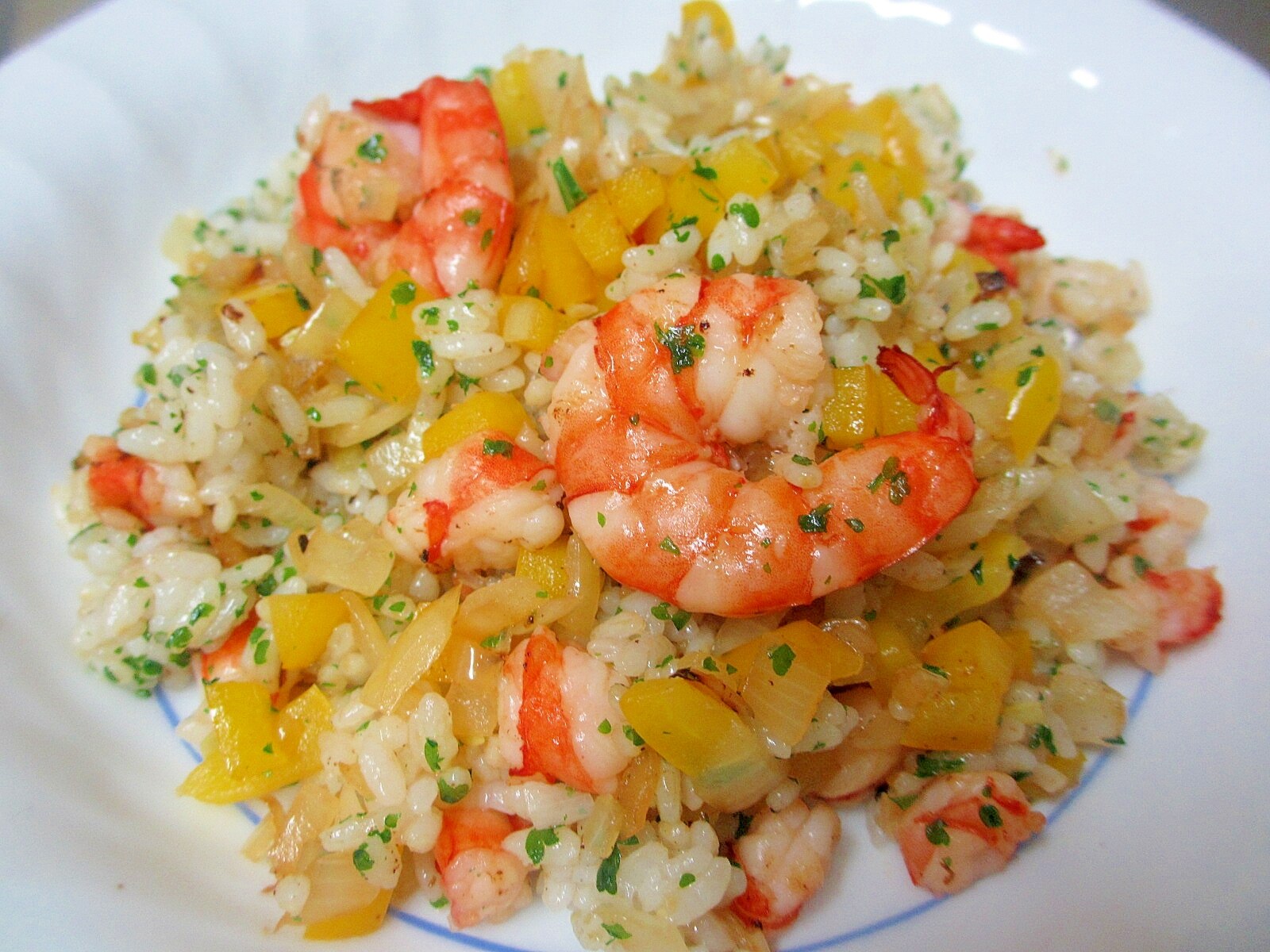 エビとパプリカのピラフ レシピ 作り方 By Mococo05 楽天レシピ エビとパプリカのピラフ レシピ 作り方 By Mococo05 楽天レシピ