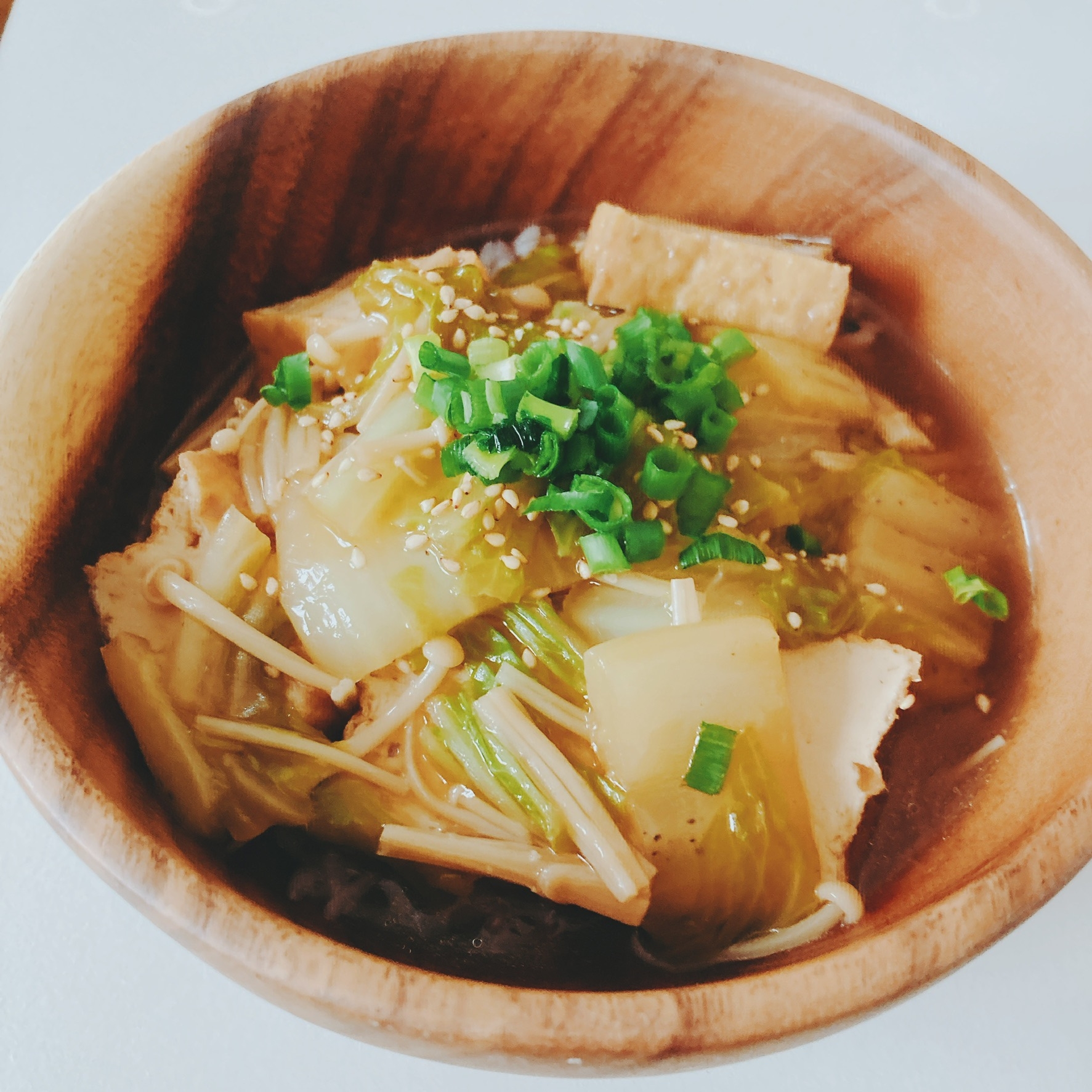 白菜と厚揚げの和風あんかけ丼