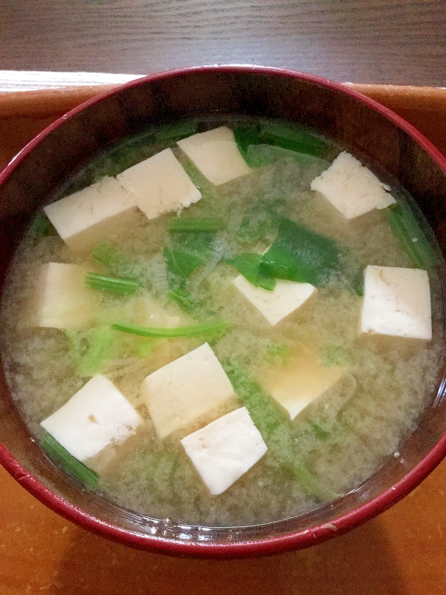 簡単！ほうれん草のお味噌汁