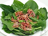ほうれん草のホットサラダ