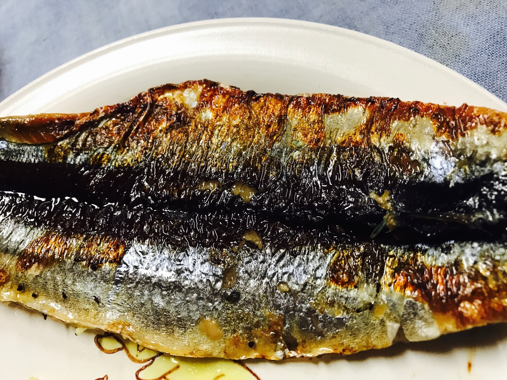 サンマの山椒みりん醤油焼き