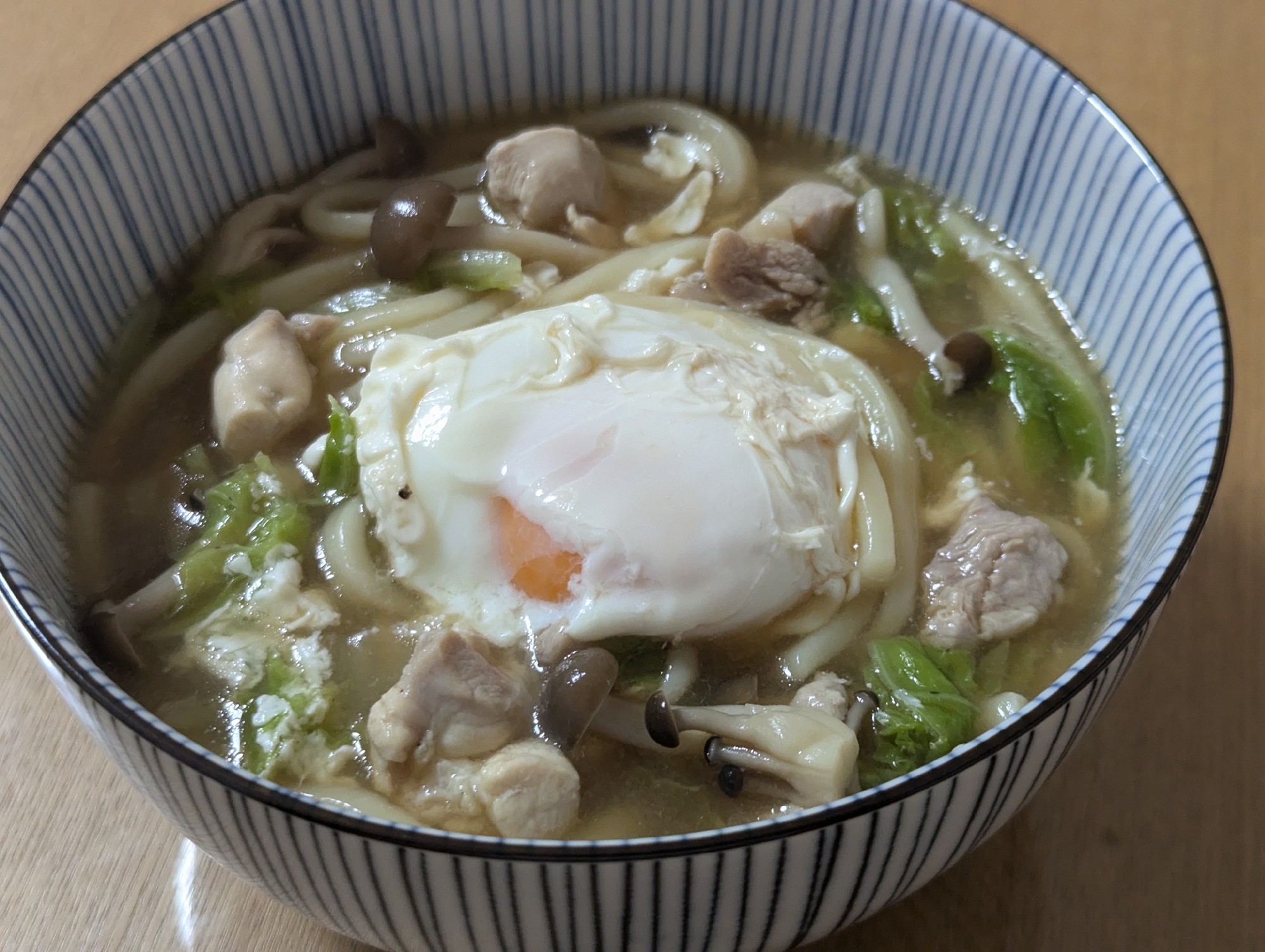 .*･⭐鶏と野菜の煮込みうどん⭐