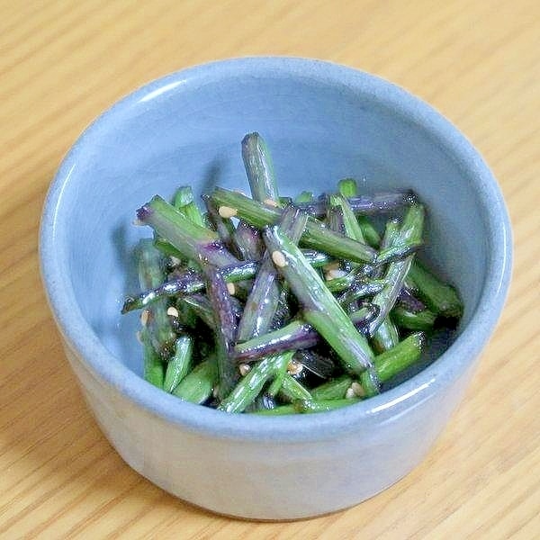 金時草 水前寺菜 の茎できんぴら 捨てずに食べる レシピ 作り方 By Si Ze2k 楽天レシピ