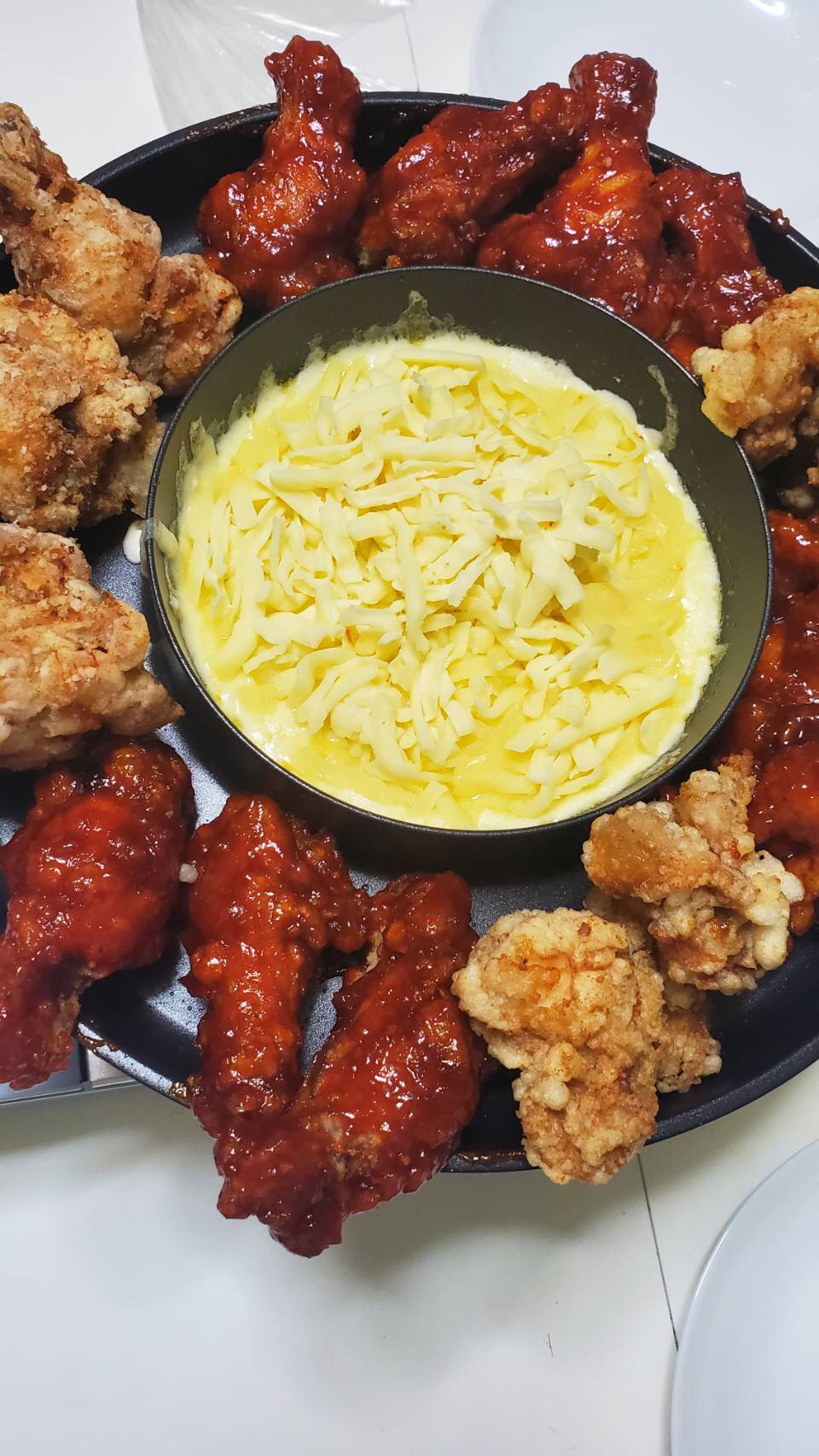 ヤンニョムチキンとフライドチキンのufoチキン レシピ 作り方 By たぬきちゃんのレシピ 楽天レシピ ヤンニョムチキンとフライドチキンのufoチキン レシピ 作り方 By たぬきちゃんのレシピ 楽天レシピ