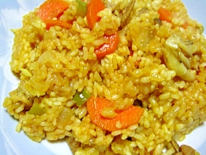 炊飯器で簡単!カレーピラフ