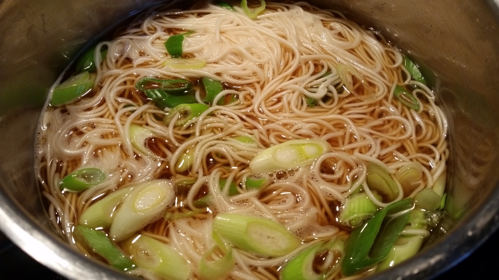 シンプル葱にゅうめん