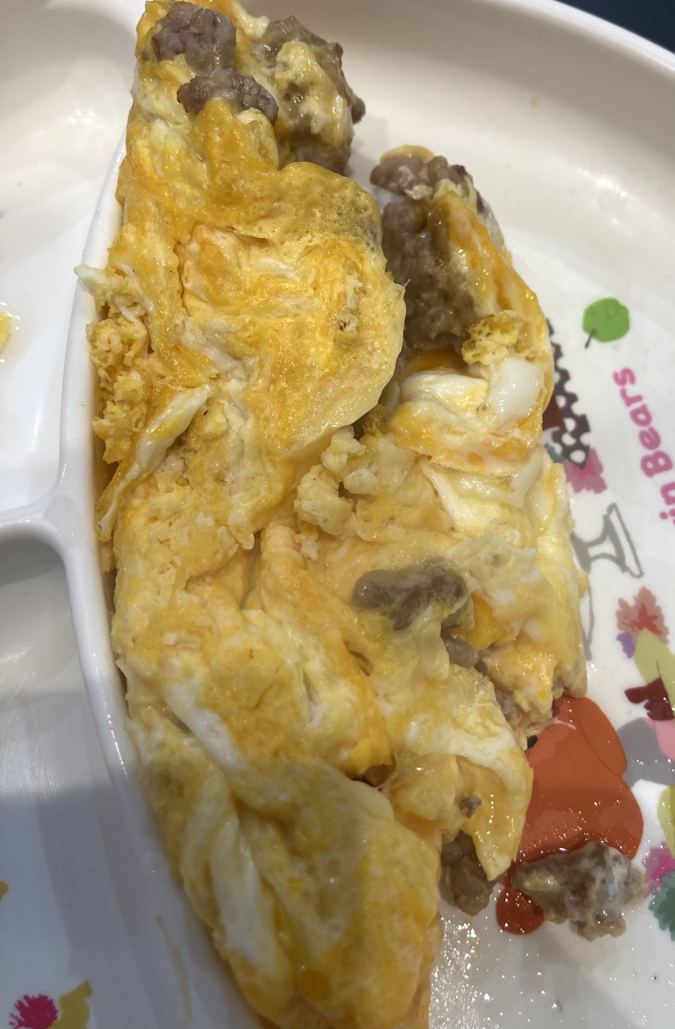 牛ミンチ包みの卵焼き