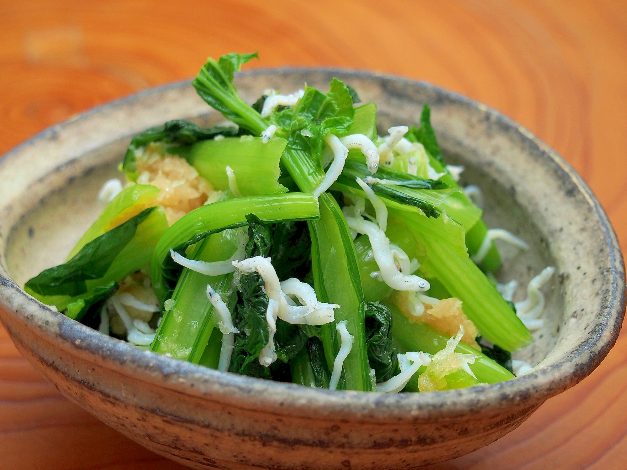 簡単あっさり 小松菜としらすのおろし和え レシピ 作り方 By 鶏のから揚げ 楽天レシピ