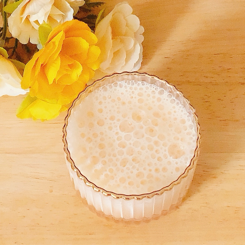 熟した柿とみかんクリームチーズ入りジュース˖✧˖°