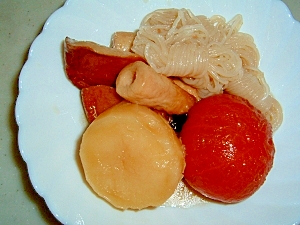 トマトが入った冷やしおでん レシピ 作り方 By だーくねこまんま 楽天レシピ トマトが入った冷やしおでん レシピ 作り方 By だーくねこまんま 楽天レシピ