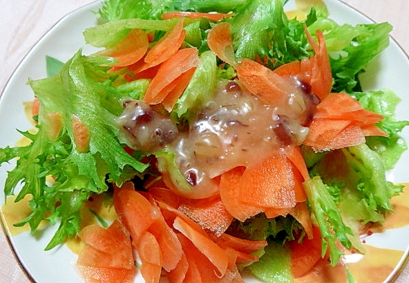 あんこ味噌マヨが美味しい野菜サラダ