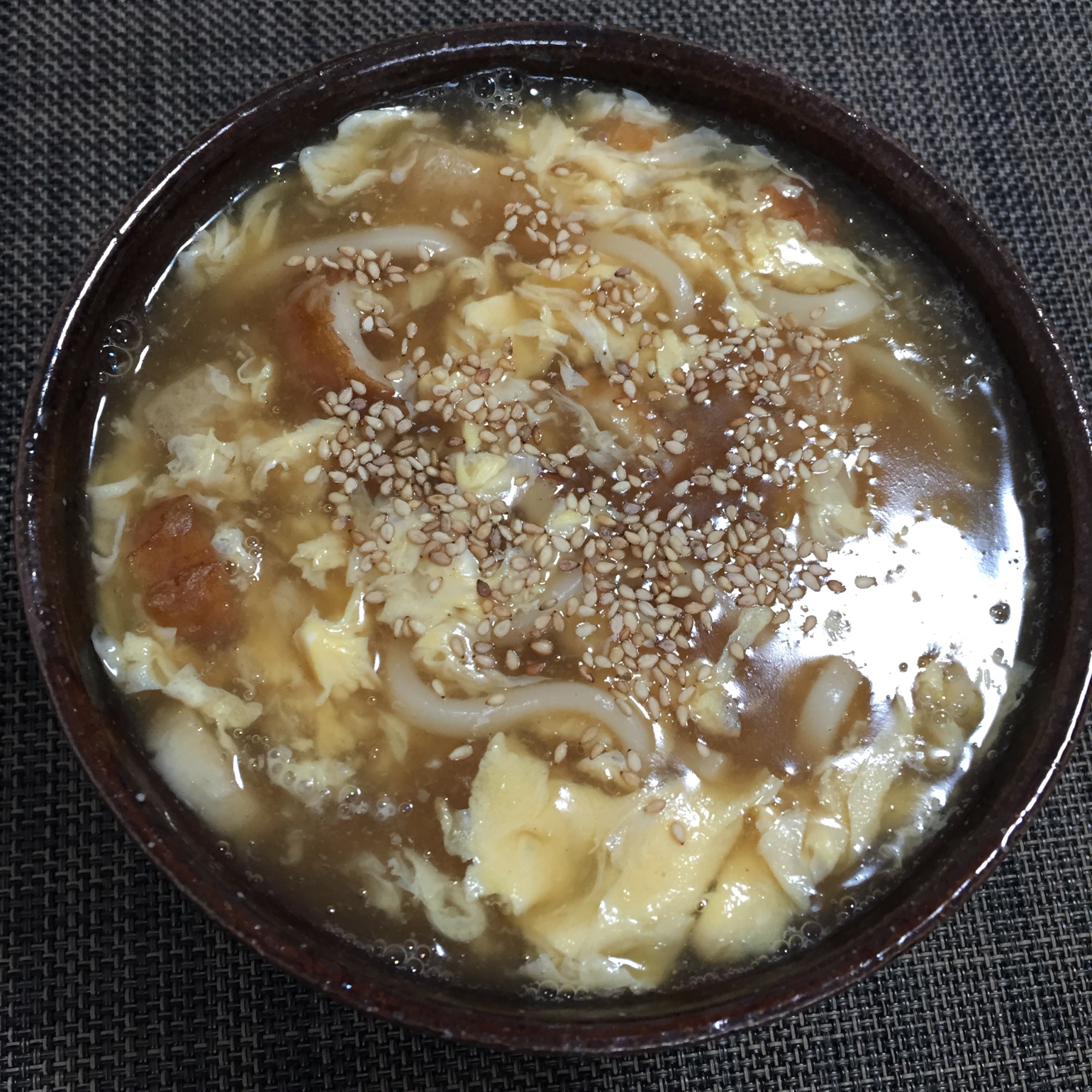 風邪のときに！しょうがとたまごのあんかけうどん