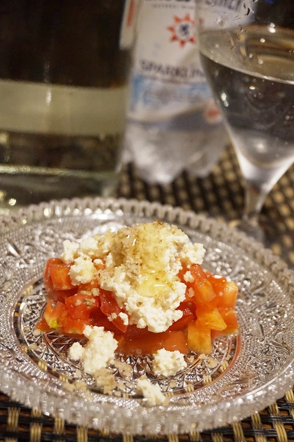 【宮城食材】豆乳カッテージチーズとトマトのサラダ