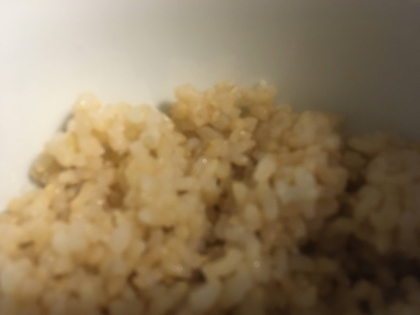 圧力鍋で塩風味がきいた玄米ごはん！