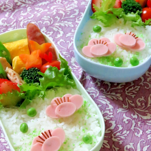 簡単キャラ弁 魚肉ソーセージde梅の花のお弁当 レシピ 作り方 By Cherry05 楽天レシピ 簡単キャラ弁 魚肉ソーセージde梅の花のお弁当 レシピ 作り方 By Cherry05 楽天レシピ