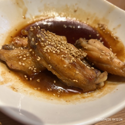 味が染みて美味しい♪手羽先の煮物