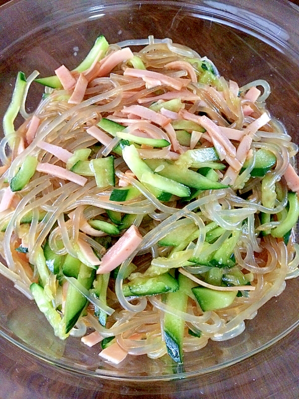 春雨サラダ☆からし風味