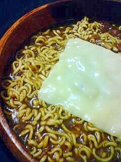 残ったカレーでカレー麺