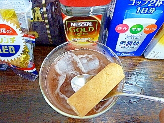 アイス♡フレンチパピロ入♡カフェモカ酒