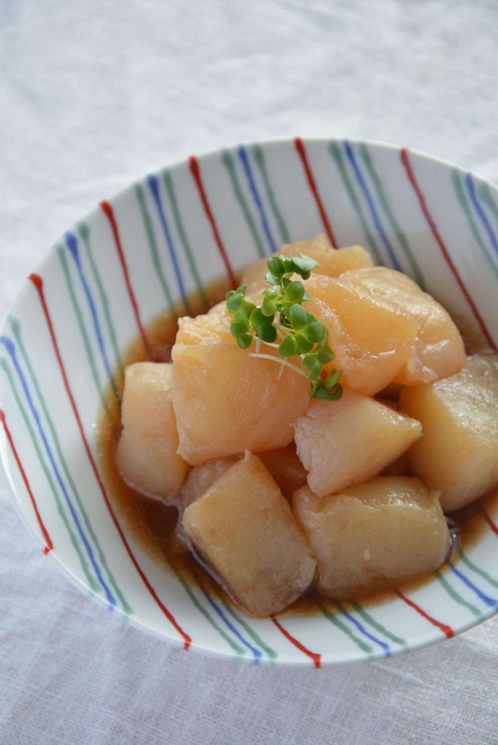 手作り蒟蒻の炒め煮