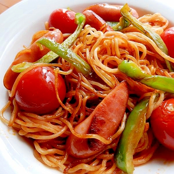 5分!?ケチャ&ウスターで❤焼きそばアレンジ♪