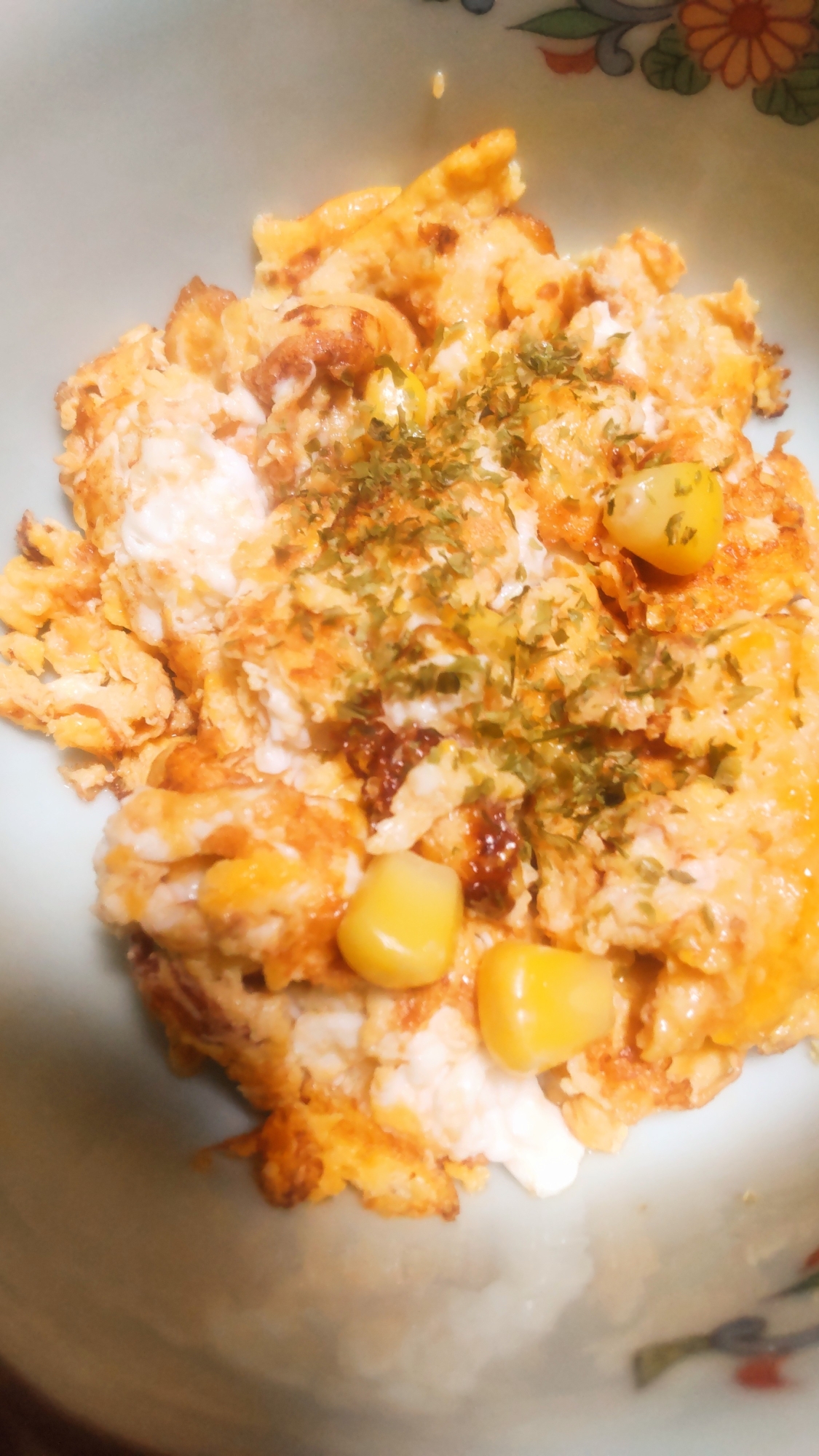 コーン青のり卵