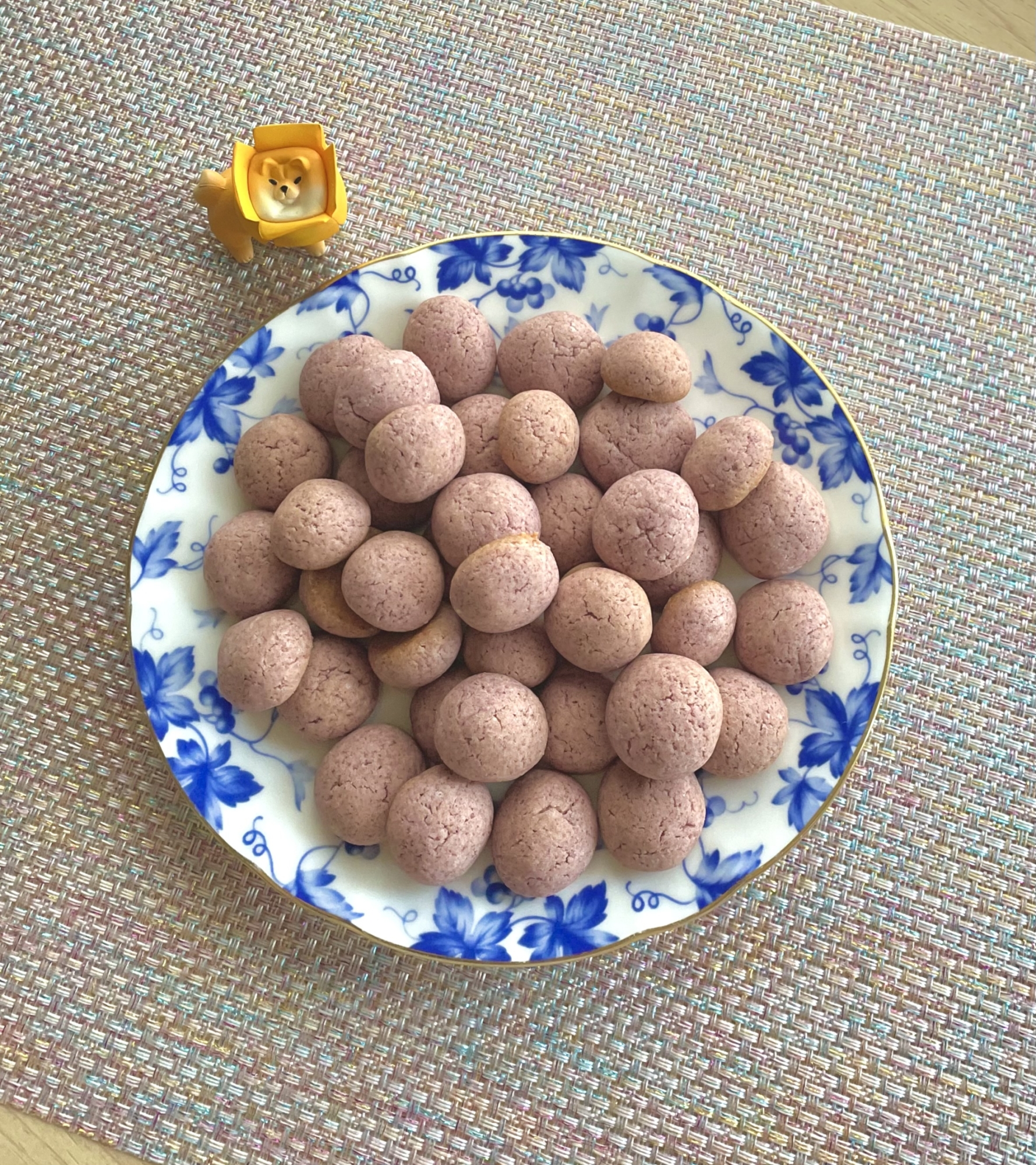 サクホロ…紫芋ボーロクッキー♡