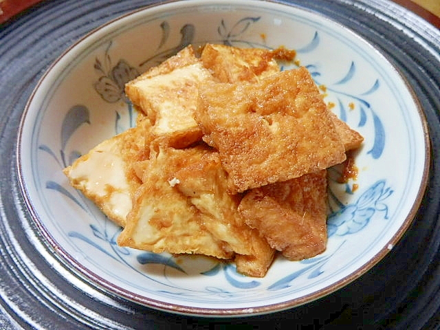 厚揚げの生姜焼き