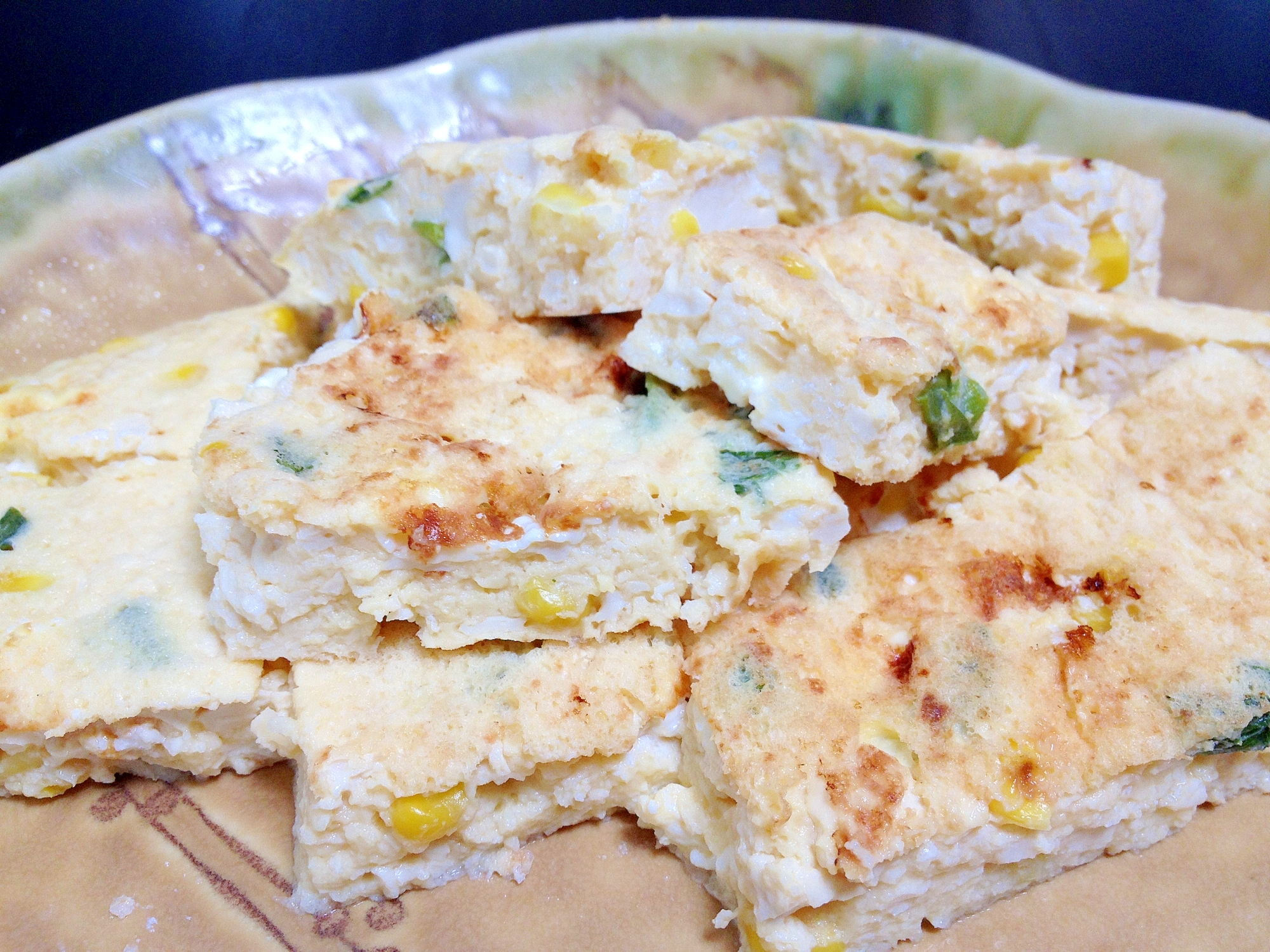 ふわふわ焼き☆コーン&チーズ