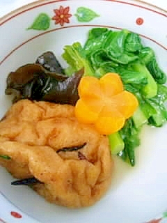 基本の和食☆小松菜とがんもどきの炊き合わせ