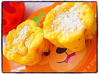 ヘルシー★おからかぼちゃカップケーキ