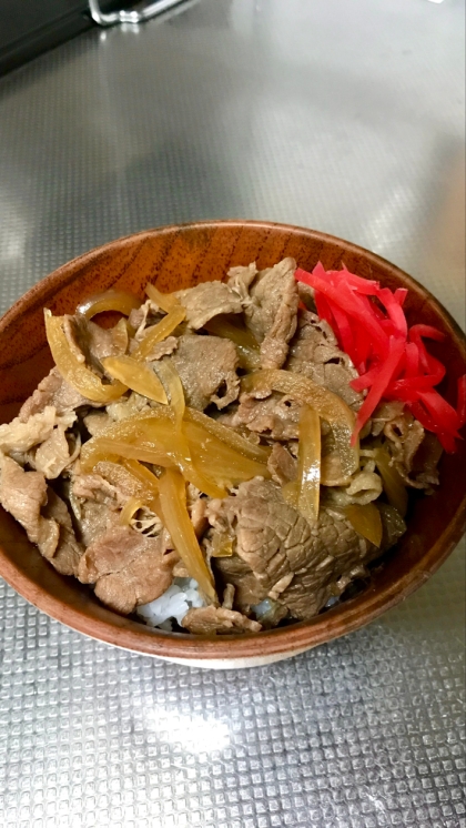 簡単♪牛丼