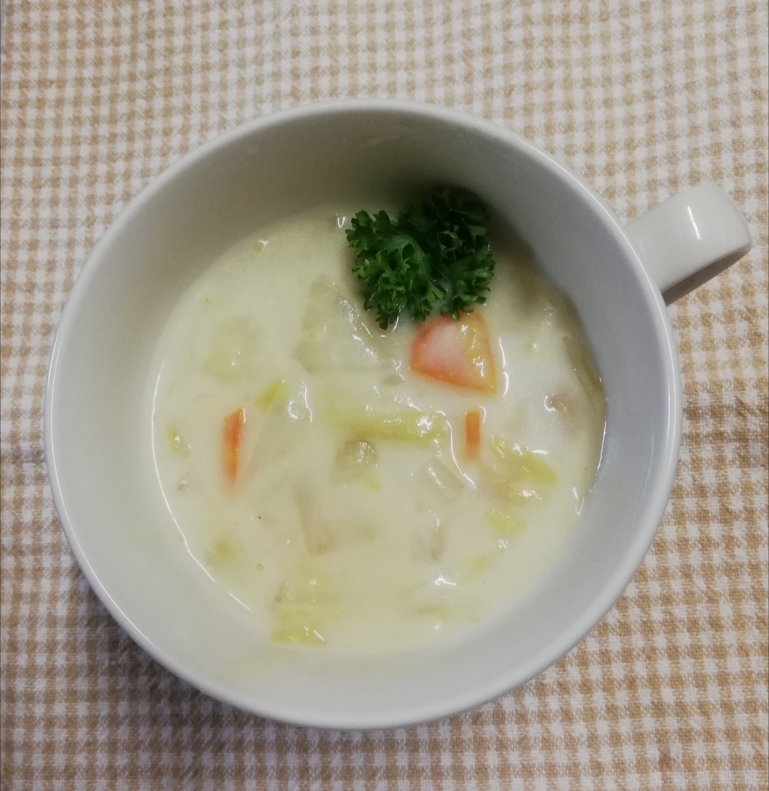 簡単♪ズボラ☆白菜クリームスープ