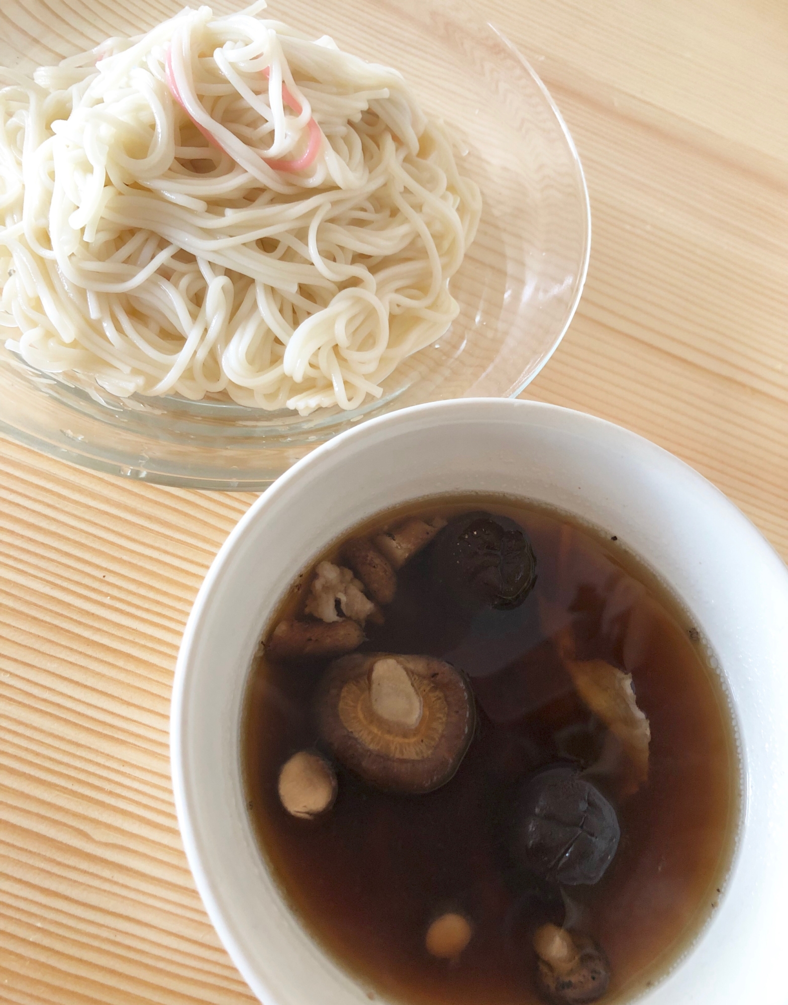 素麺（or冷麦）の豚ダシ漬け汁