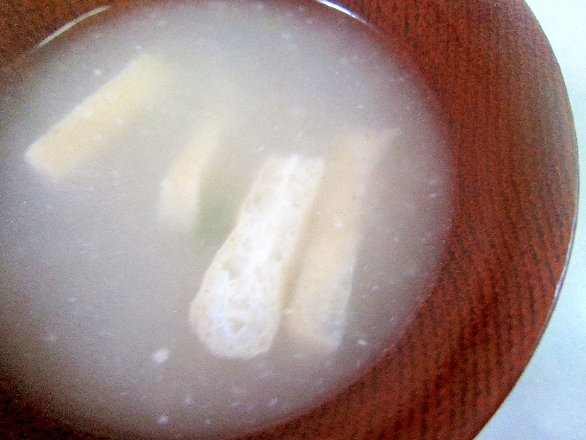 青葱ペースト油揚げの味噌汁